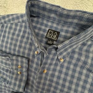 Jos. A. Bank Traveler's Collection‎ Shirt Men's Size Large 100% Cotton